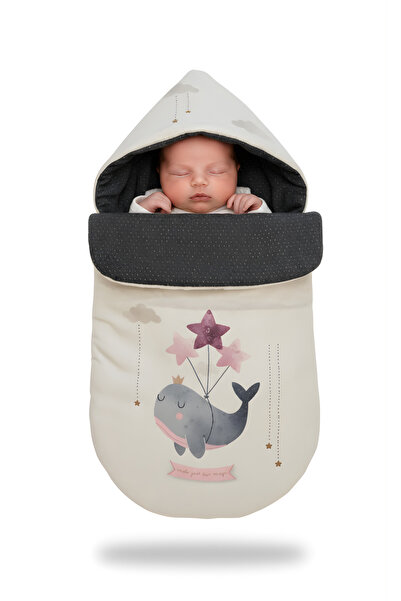 GÜLERBEBECİX قماط أطفال بنقشة حيوانات