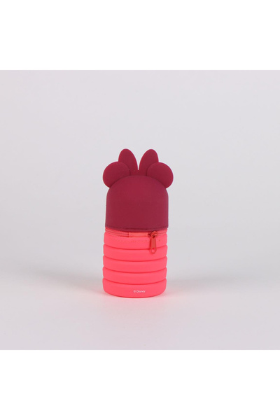 Minnie Mouse Silicone pencil case with 1 compartment, unequipped Disney