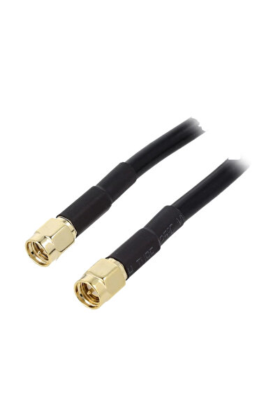 4CarMedia Cablu SMA tata-tata 50 ohm 0.5m negru SMA-MM/50/0.5