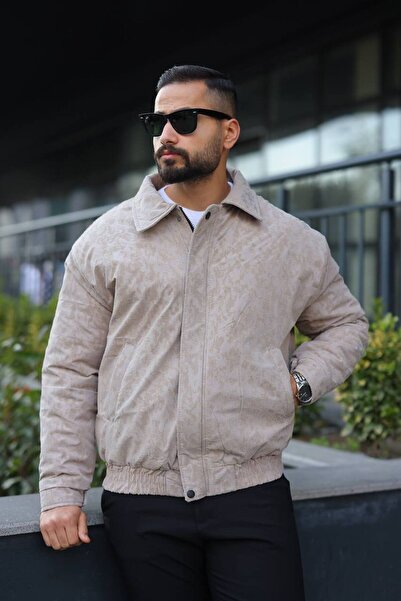 LUMAST Unisex Premium Textured Fabric Quilted Padded Jacket/Mantle