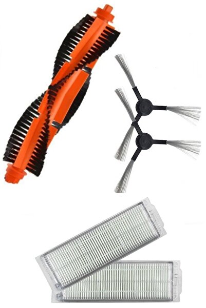 Rovexa Σετ πλαϊνών βουρτσών μαύρου χρώματος 5 τεμαχίων συμβατό με Viomi V2 V3 SE