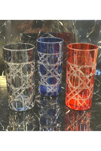 pırıltı home 6 Pieces of Colorful Honeycomb Model Cutting Soft Drink Cup