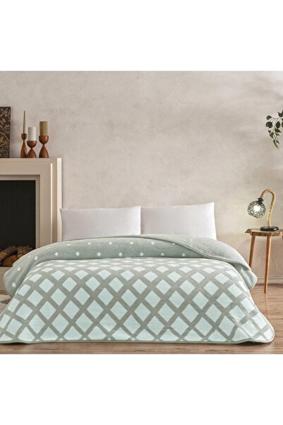 Taç Noa Tek Kişilik Battaniye Gri