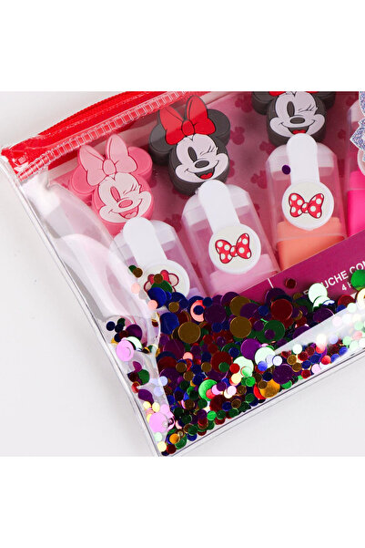 Minnie Mouse Set of 4 Disney highlighters with case