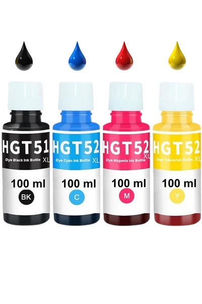 HP 100 ml Ink Tank 415 (Z4B53A) WI-FI DeskJet GT 5820 (GT5820) AiO Yazıcı Uyumlu Muadil Mürekkep