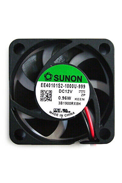 sunon Ventilator DC axial 12VDC 40x40x10mm 11.99m3/h 23dBA 26AWG EE40101S2-1000U-999