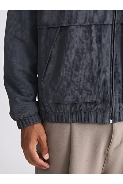 LC Waikiki Lcw vision anthracite relaxed fit Mock Neck men's jacket