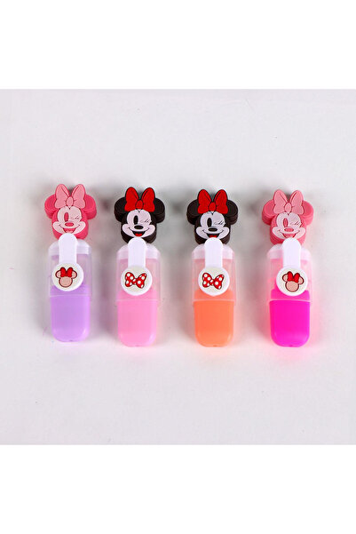 Minnie Mouse Set of 4 Disney highlighters with case