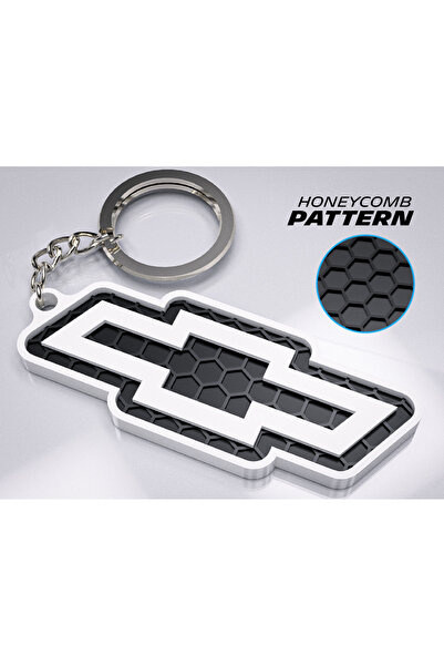 TriVox3D Car Brand Logo Keychain