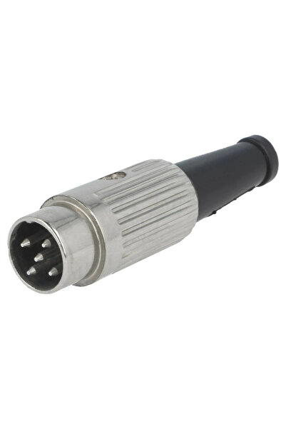 OEM Mufa DIN tata 5 pini drept pe cablu cu lipire 34V DELTRON 610-0520