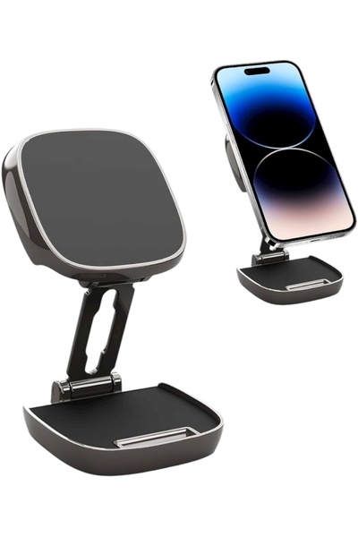 KILIF HOUSE Manyetik Katlanabilir Kuqile Araç İçi Telefon Tutucu Titreşime Da...