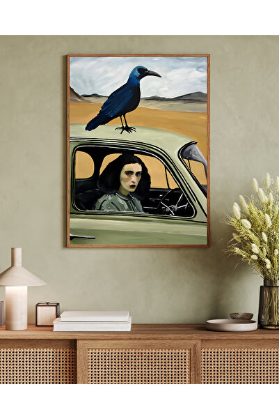 woodhomeworks Tek Parça Salon Ofis Dekor Tablo Vrynt