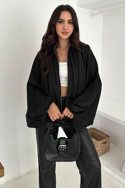 Noa Noa Women's Balloon Sleeve Gathered Jacket – Flow Ease