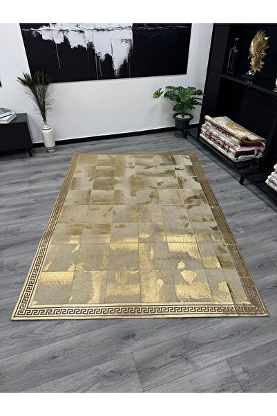Neşem Halı Boutique ÖZEL TASARIM DERİ HALI HAMTEKS GOLD
