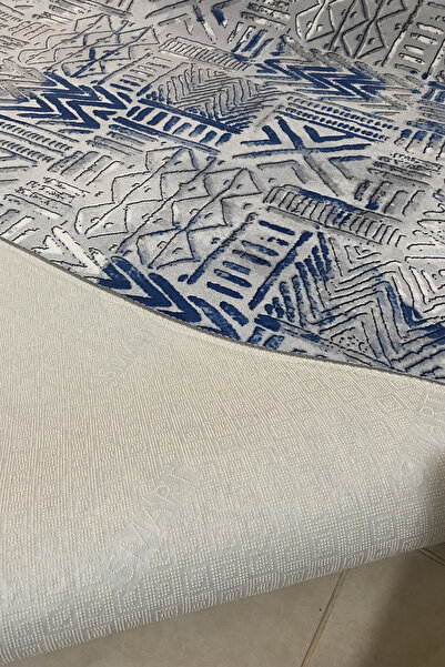 Polaris Halı Kaymaz Taban, Kesme Yolluk Halı, Kabartmalı, Salon, Mutfak, Antre, Koridor, Yatak Odası Halısı, Gri