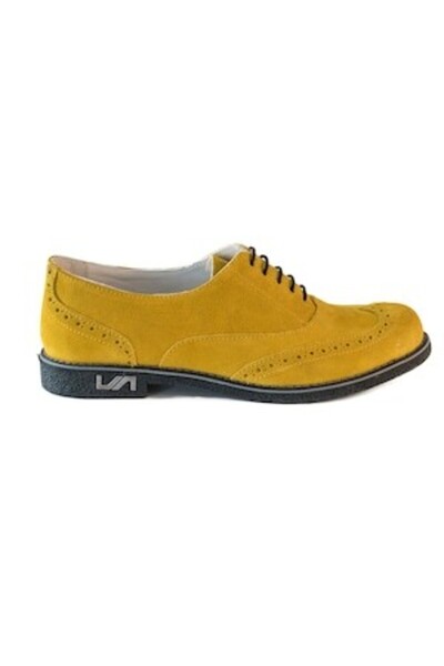 Romana shoes Milano leather shoe, Yellow - ROMANA