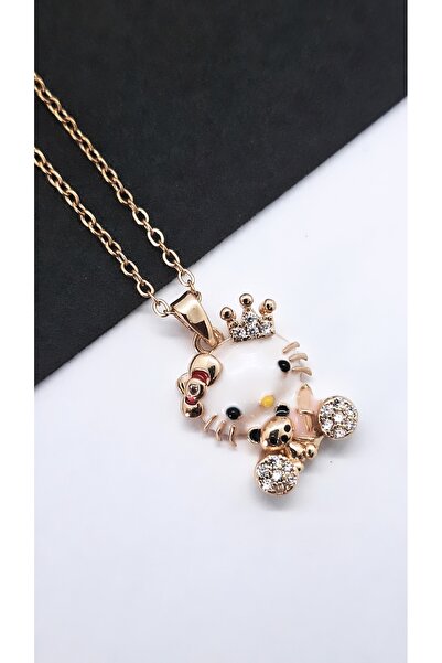 Serenity Princess Crown Hello Kitty Steel Necklace