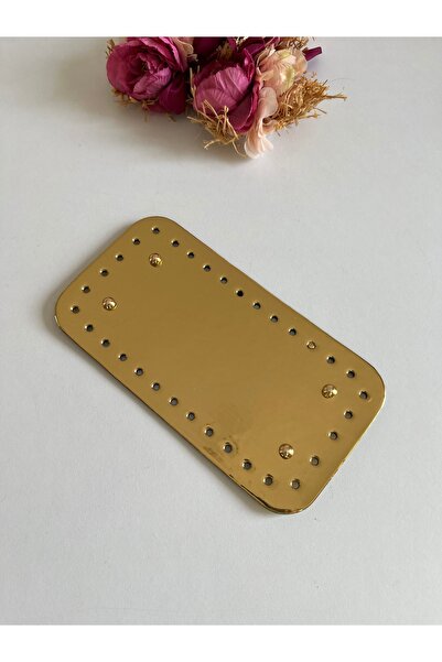 zg hobi aksesuar جلد صناعي لامع - قاعدة حقيبة محبوكة 20*10 سم