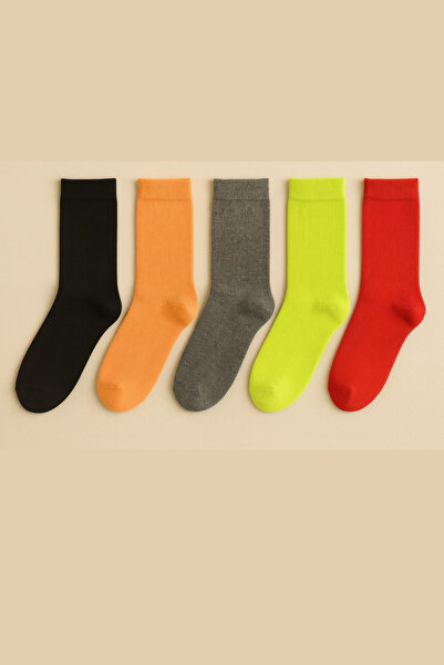 Katia&Bony Women's Mixed Color & Pattern 5-Piece Surprise Sock Pack – Mixed Shipping from the Models Shown