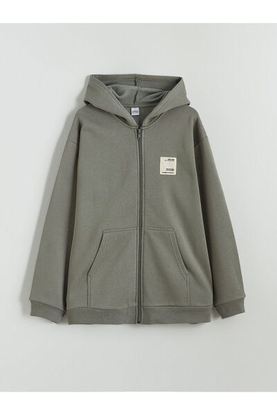 LC Waikiki Hanorac cu glugă pentru băiat, cu fermoar gros