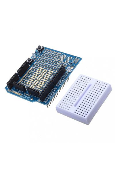 OEM Placa + breadboard 170 puncte compatibil Arduino Uno R3 Leonardo