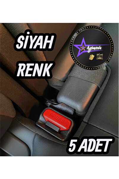 aysanova köpek evcil hayvanlar için araç arka koltuk toka aparat 5 adet siyah