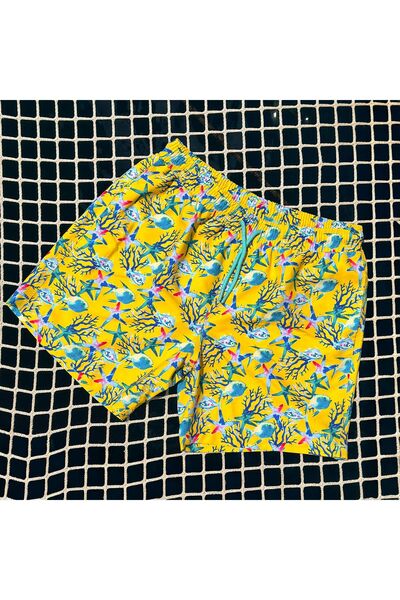 ANEMOSS Aquarium Men Swimming Short