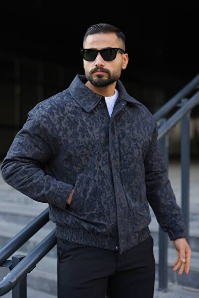 BASEL.CO Oversized Crushed Quilted Padded Bomber Jacket/Mantle - Soft Texture Comfortable Style