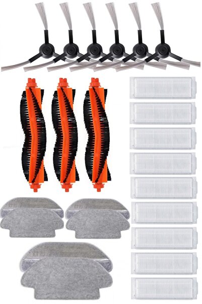 Rovexa Viomi V2 V3 SE съвместим комплект с 9-месечен живот с черна странична четка