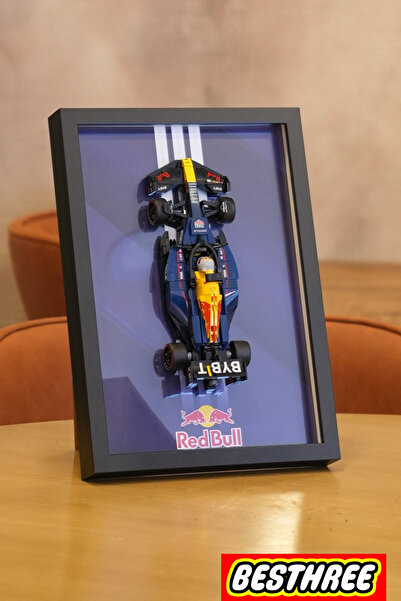 Besthree Redbull Formula1 (F1) Araçlı 3 Boyutlu Modern Tablo