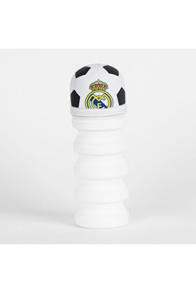 Real Madrid White silicone pencil case with 1 compartment, unequipped
