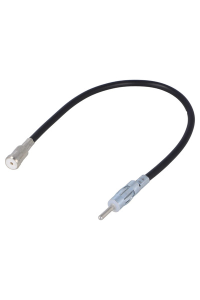 4CarMedia Cablu adaptor auto antena DIN mufa - ISO soclu cu cablu 15cm ZRS-AA-3
