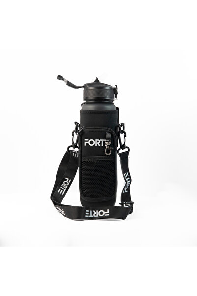 FORTE 1 L (34 oz) BPA-Free Plastic Water Bottle with Sleeve