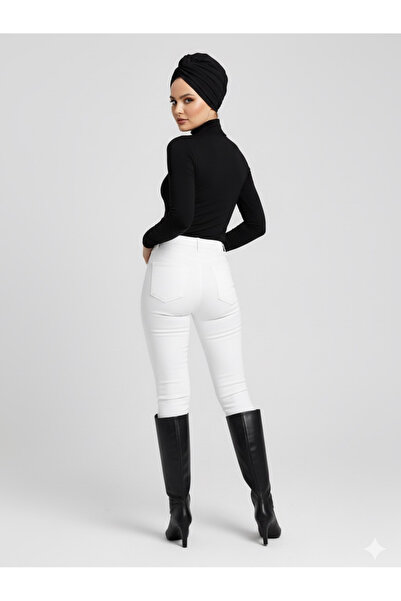 blck & premium Women's Long Sleeve Half Fisherman Lycra Combed Cotton Badi