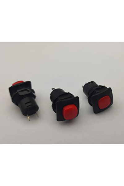 OEM Push Button with latching "NO" square plastic 15x15x30mm 1A/250V