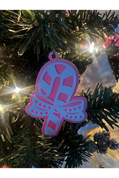 genomera Gingerbread-Shaped Christmas Ornaments (Contains 14 Different Ornaments in Mixed Colors)