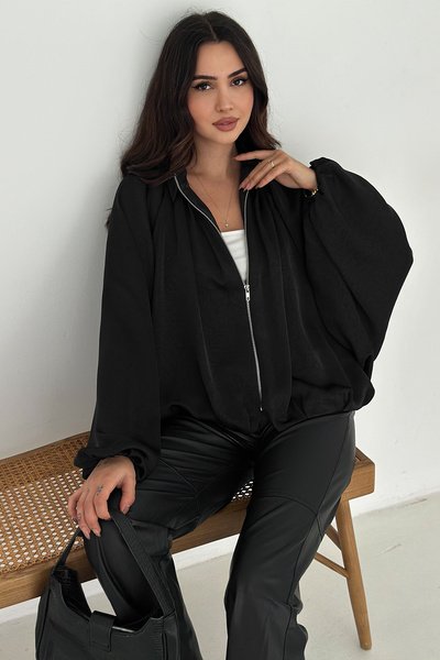 Noa Noa Women's Balloon Sleeve Gathered Jacket – Flow Ease