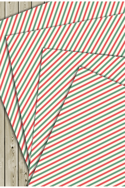 Mia Pera 50X70 cm New Year Gift Packaging Wrapping Paper (Pack of 4)