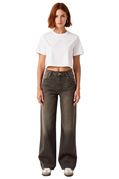 PayBuy Women's Wide Leg Denim Pants Functional Durable Quality Comfortable Aesthetic Premium Stylish