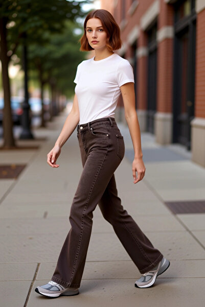 PayBuy Women's High Waist Flare Denim Pants Cool & Comfort Functional Durable Quality Modern