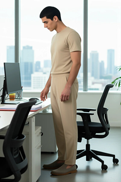 PayBuy Men's Straight Cut Fabric Pants Functional Durable Quality Comfortable Aesthetic Premium Stylish