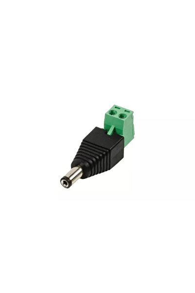 OEM DC male power plug 2.1x5.5mm terminal block with screw for CCTV