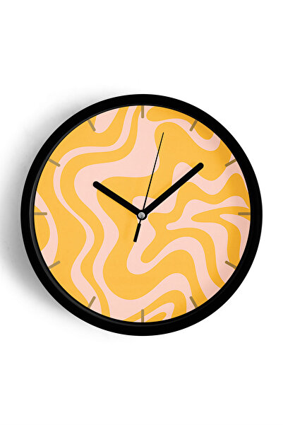 JHAAR Ceas de perete modern cu tematică abstractă - boemă - geometrică - 42 c...