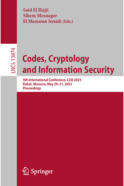 Springer Nature Criptologie a codurilor și securitatea informațiilor: a 4-a C...