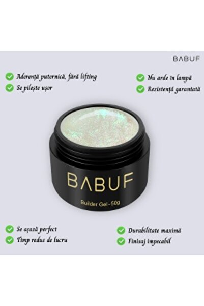 BABUF Mermaid Self-Leveling Construction Gel MBG 6 - Moon Cream (50 g)