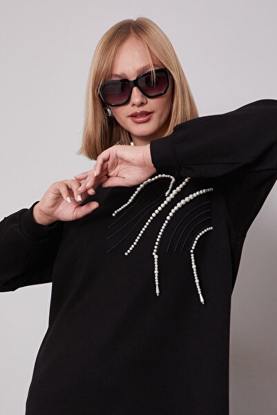 Levidor Black Pearl Detailed Sweatshirt