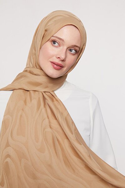 Levidor Camel Abstract Pattern Grazia Shawl