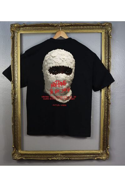 AktualWear Oversize T-shirt - Nothing to be said -