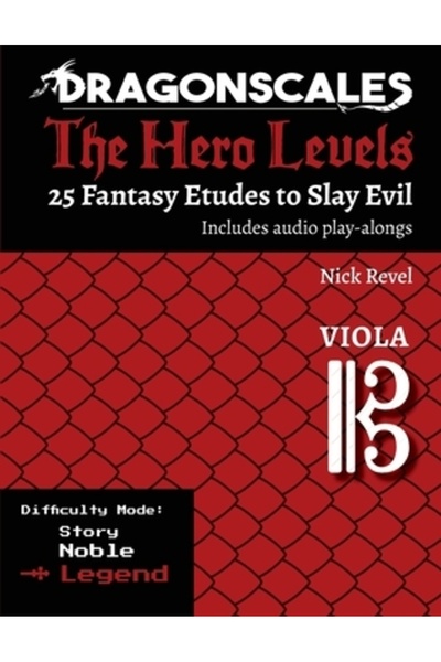 INDEPENDENT CAT DragonScales Nivelurile Eroilor Legenda Violei: 25 de Etudii Fantastice pentru a Ucide Răul pentru vioară