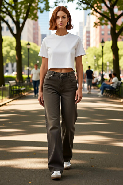 PayBuy Women's Wide Leg Denim Pants Functional Durable Quality Comfortable Aesthetic Premium Stylish